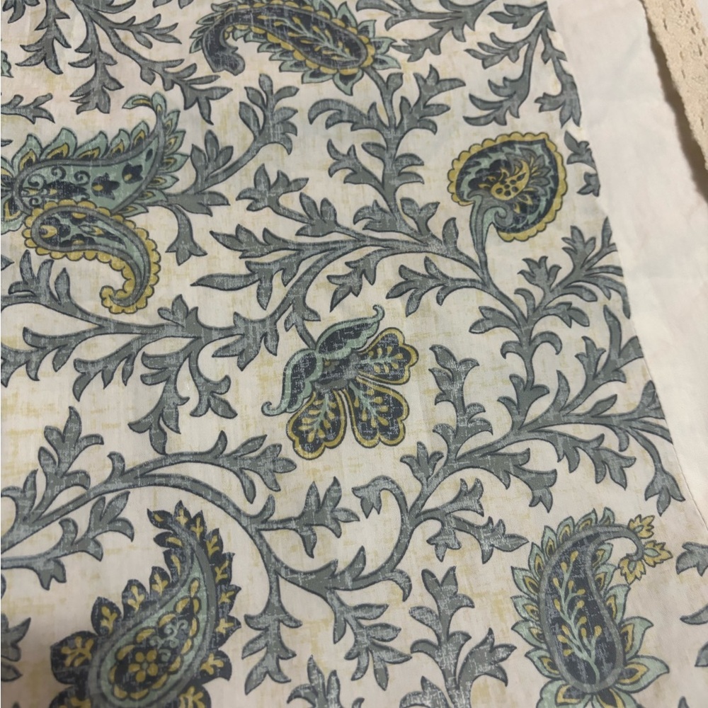Madison Park-Stella-duvet cover-color block mint paisley print/bonus sha… - Picture 8 of 15
